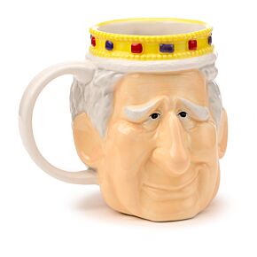 King Charles III Ceramic Head Shaped Mug King Charles III Ceramic Head Shaped Mug
