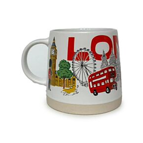 London Souvenir Tapered Stoneware Mug London Souvenir Tapered Stoneware Mug