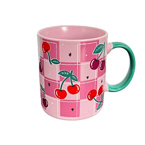 Cherry Porcelain Mug