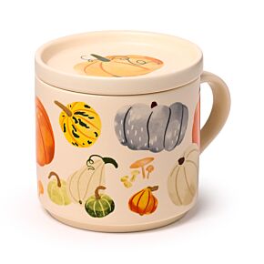 Autumn Harvest Porcelain Mug & Coaster Lid Set Autumn Harvest Porcelain Mug & Coaster Lid Set