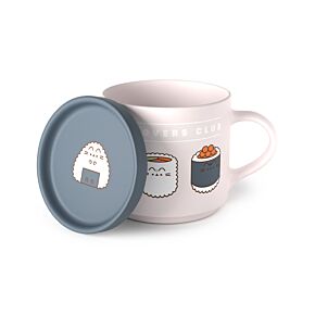 Pusheen the Cat Sushi Lover Porcelain Mug & Coaster Lid Set Pusheen the Cat Sushi Lover Porcelain Mug & Coaster Lid Set