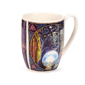 Lisa Parker The Witch's Apprentice Cat Porcelain Mug Lisa Parker The Witch's Apprentice Cat Porcelain Mug