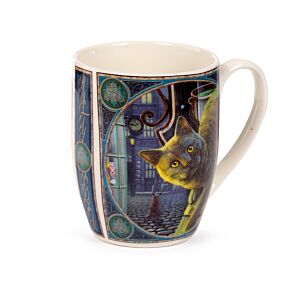 Lisa Parker Rusty Cauldron Cat Porcelain Mug Lisa Parker Rusty Cauldron Cat Porcelain Mug