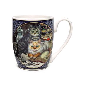 Lisa Parker Brewed Prophecies Cat Porcelain Mug Lisa Parker Brewed Prophecies Cat Porcelain Mug