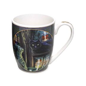 Lisa Parker Magical Emporium Cat Porcelain Mug Lisa Parker Magical Emporium Cat Porcelain Mug