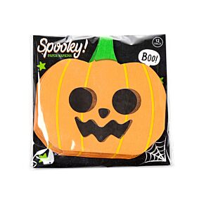 Halloween Pumpkin Pack of 12 3ply Paper Party Napkins Halloween Pumpkin Pack of 12 3ply Paper Party Napkins