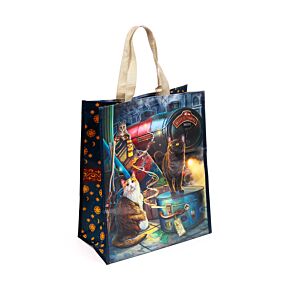 Lisa Parker Witchwood Express Cat Reusable Shopping Bag Lisa Parker Witchwood Express Cat Reusable Shopping Bag