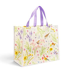 Jan Pashley Wings & Wildflowers Reusable Shopping Bag