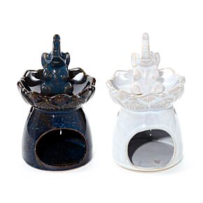 Eden Elephant Lotus Flower Dish Oil Burner Eden Elephant Lotus Flower Dish Oil Burner