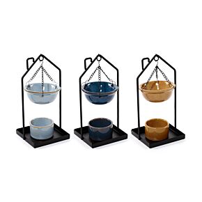 Eden Hanging Oil Burner with House Shaped Stand Eden Hanging Oil Burner with House Shaped Stand