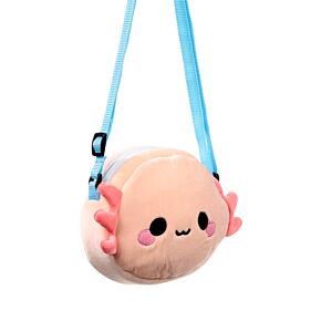 Maddie the Axolotl Adoramals Crossbody Plush Shoulder Bag