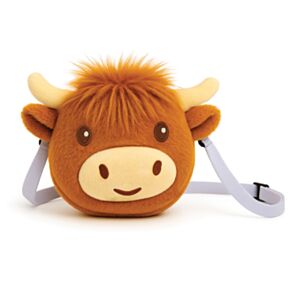 Highland Coo Crossbody Plush Shoulder Bag