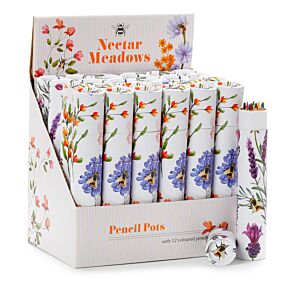 Nectar Meadows Large Pencil Pot with 12 Colouring Pencils Nectar Meadows Large Pencil Pot with 12 Colouring Pencils