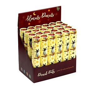 Lisa Parker Hocus Pocus Cat Large Pencil Pot with 12 Colouring Pencils