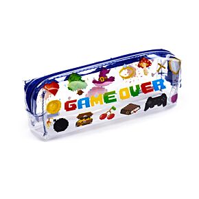 Game Over Clear Pencil Case Game Over Clear Pencil Case