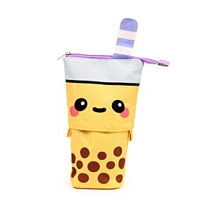 Foodiemals Boba the Bubble Tea Pop Up Canvas Pencil Case