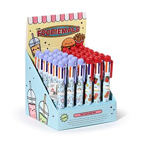 Foodiemals Multi Colour Pen (6 Colours)