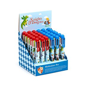 Knights & Dragons Multi Colour Pen (6 Colours) Knights & Dragons Multi Colour Pen (6 Colours)