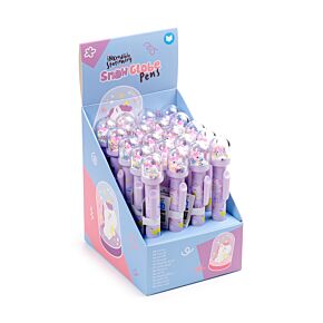Unicorn Magic Pen with Snowglobe Topper