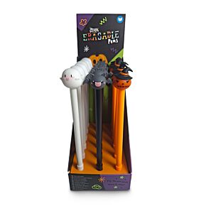Erasable Pen with Spooky Ghost, Bat & Pumpkin Topper Erasable Pen with Spooky Ghost, Bat & Pumpkin Topper