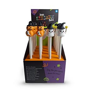 Erasable Pen with Spooky Ghost & Pumpkin Topper Erasable Pen with Spooky Ghost & Pumpkin Topper