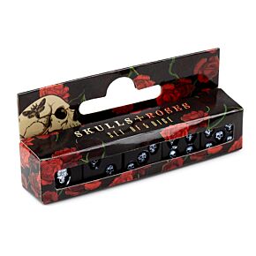 Black Skull Dice Pack of 5 Black Skull Dice Pack of 5