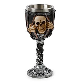 Decorative Skull with Chains Goblet Decorative Skull with Chains Goblet