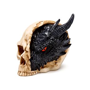 Shadows of Darkness Black Dragon in Skull Small