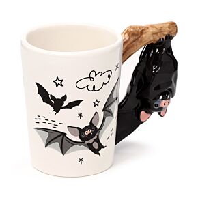 Bat Ceramic Shaped Handle Mug Bat Ceramic Shaped Handle Mug