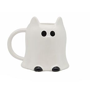 Spooky Cat Ghost Ceramic Shaped Mug Spooky Cat Ghost Ceramic Shaped Mug