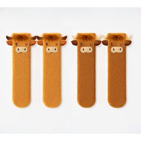 Highland Coo Cow Fluffy Cosy Socks