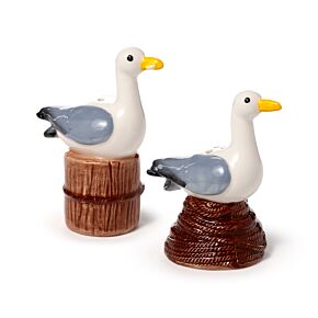 Seagull Buoy Ceramic Salt & Pepper Set Seagull Buoy Ceramic Salt & Pepper Set