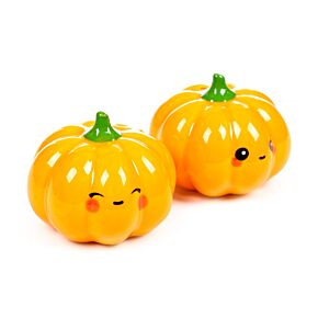 Pumpkin Foodiemals Ceramic Salt & Pepper Set Pumpkin Foodiemals Ceramic Salt & Pepper Set