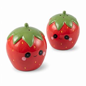 Foodiemals Strawberry Ceramic Salt & Pepper Set