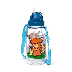 450ml Children's Shatterproof Water Bottle Adoramals Highland Coo 450ml Children's Shatterproof Water Bottle Adoramals Highland Coo