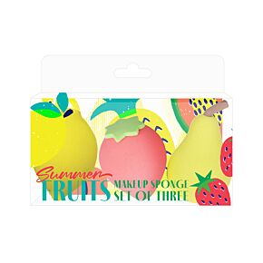 Summer Fruits Makeup Sponges Set of 3