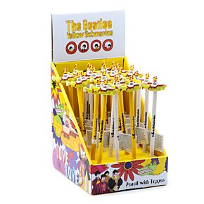 The Beatles Yellow Submarine Pencil with PVC Topper The Beatles Yellow Submarine Pencil with PVC Topper