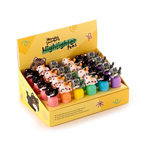 Cute Cat Highlighter Pen with Topper