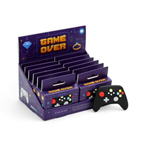 Game Over Game Controller Shaped Eraser