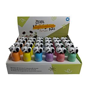 Panda Highlighter Pen with Topper Panda Highlighter Pen with Topper