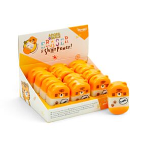 Adoramals Tiger 2-in-1 Shaped Sharpener & Eraser