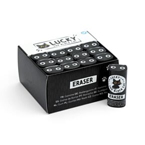 Lucky the Black Cat Shaped Eraser
