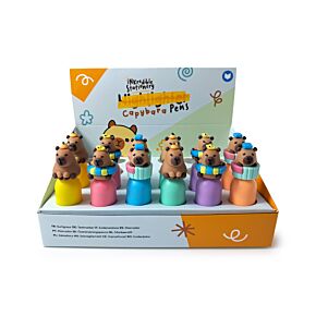 Capybara Highlighter Pen with Topper Capybara Highlighter Pen with Topper