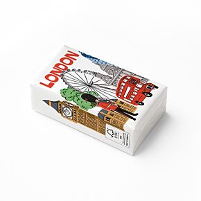 London Souvenir Guardsman & London Bus Pack of 8 Pocket Tissues London Souvenir Guardsman & London Bus Pack of 8 Pocket Tissues