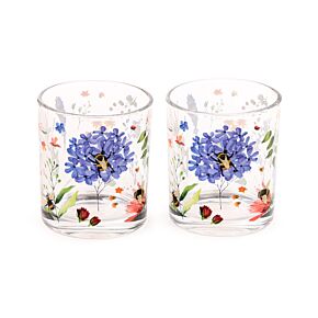 Nectar Meadows Set of 2 Glass Tumblers 250ml Nectar Meadows Set of 2 Glass Tumblers 250ml