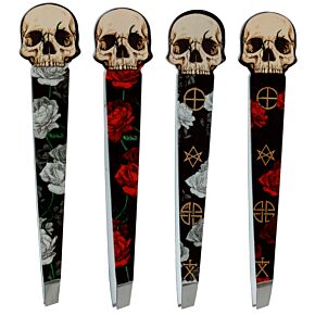 Skulls and Roses Shaped Tweezers Skulls and Roses Shaped Tweezers