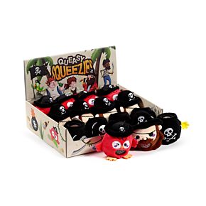 Queasy Squeezies Jolly Rogers Pirate Plush Squeezy Toy Queasy Squeezies Jolly Rogers Pirate Plush Squeezy Toy