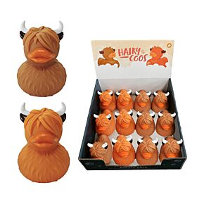 Hairy Coos Highland Coo Duck Bath Time Toy