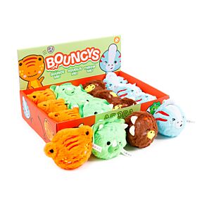 Adorasaurs Dinosaur High Bounce Plush Bouncy Ball