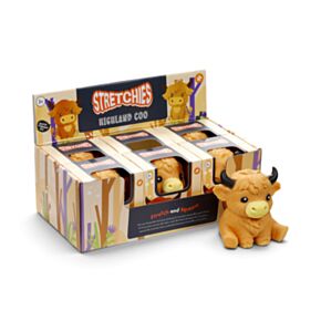 Stretchy Highland Coo Cow Toy